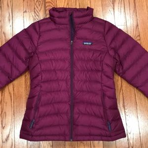 Wore 2x Patagonia Magenta Down Coat  XL/14
